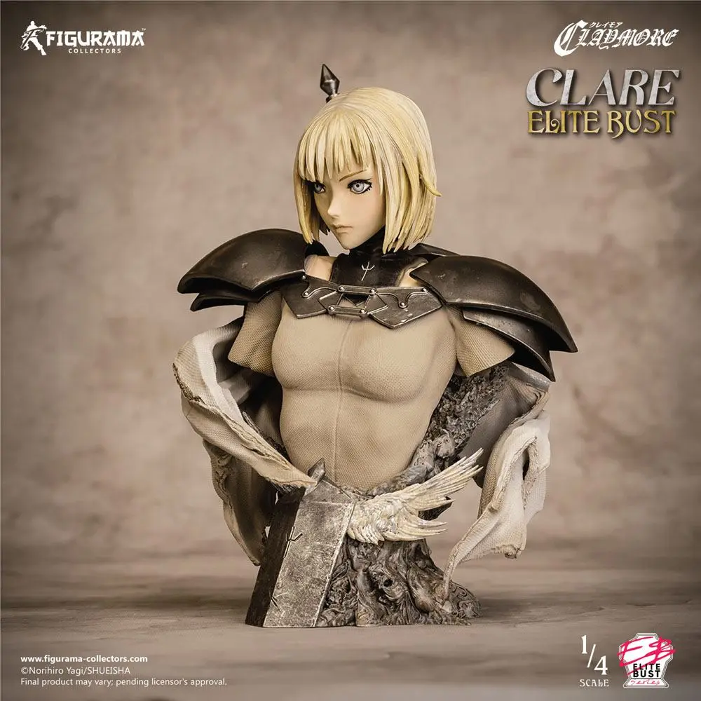 Claymore Elite 1/4 Claire mellszobor figura 23 cm termékfotó