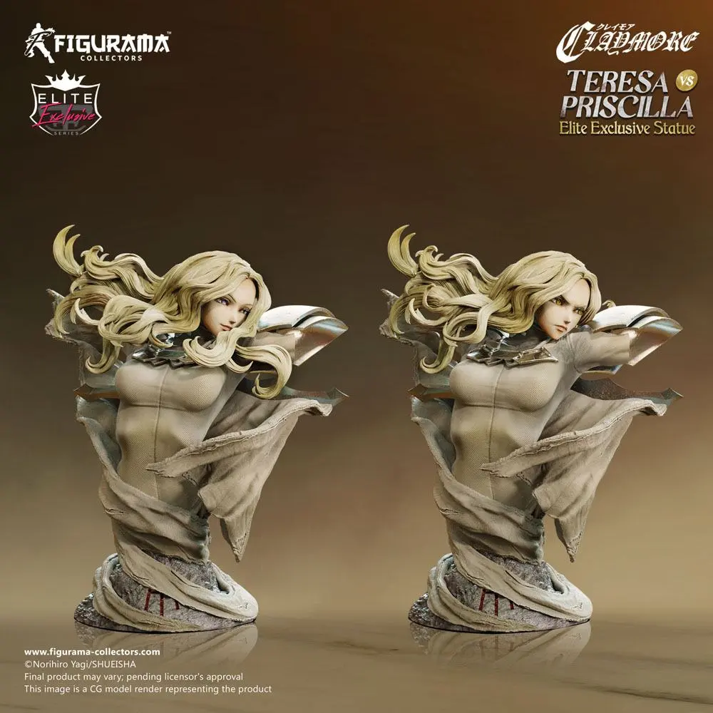 Claymore Elite 1/6 Teresa vs. Priscilla Exkluzív szobor figura 72 cm termékfotó