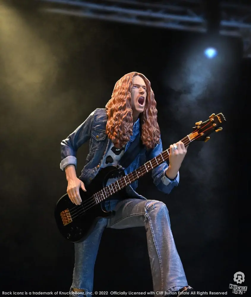 Cliff Burton Rock Iconz Cliff 'Em All szobor figura 22 cm termékfotó