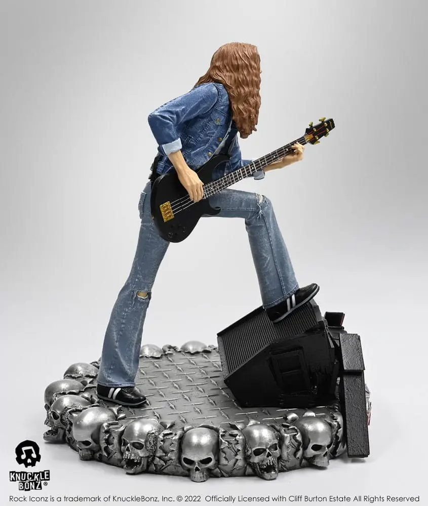 Cliff Burton Rock Iconz Cliff 'Em All szobor figura 22 cm termékfotó