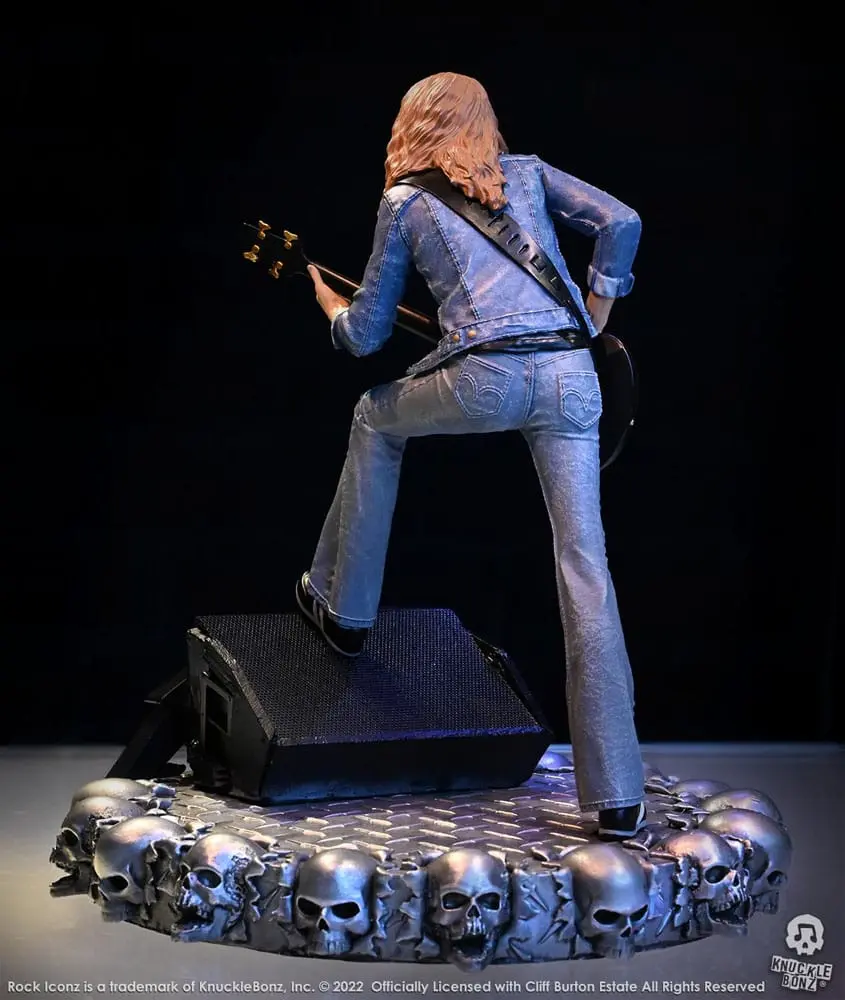 Cliff Burton Rock Iconz Cliff 'Em All szobor figura 22 cm termékfotó