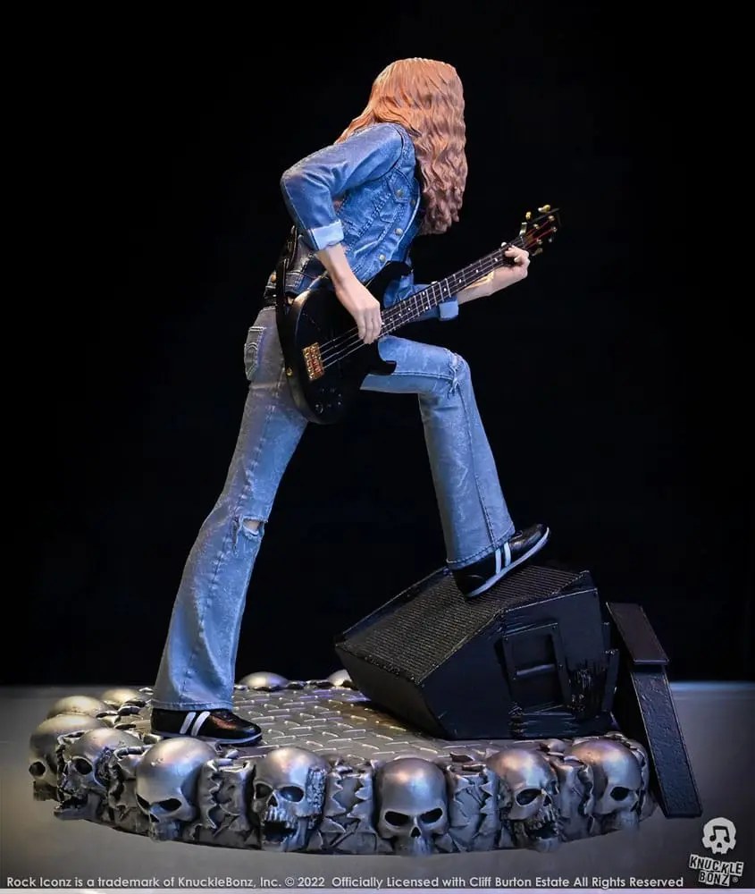 Cliff Burton Rock Iconz Cliff 'Em All szobor figura 22 cm termékfotó