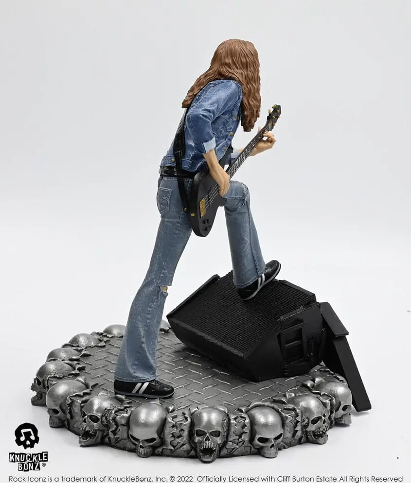 Cliff Burton Rock Iconz Cliff 'Em All szobor figura 22 cm termékfotó