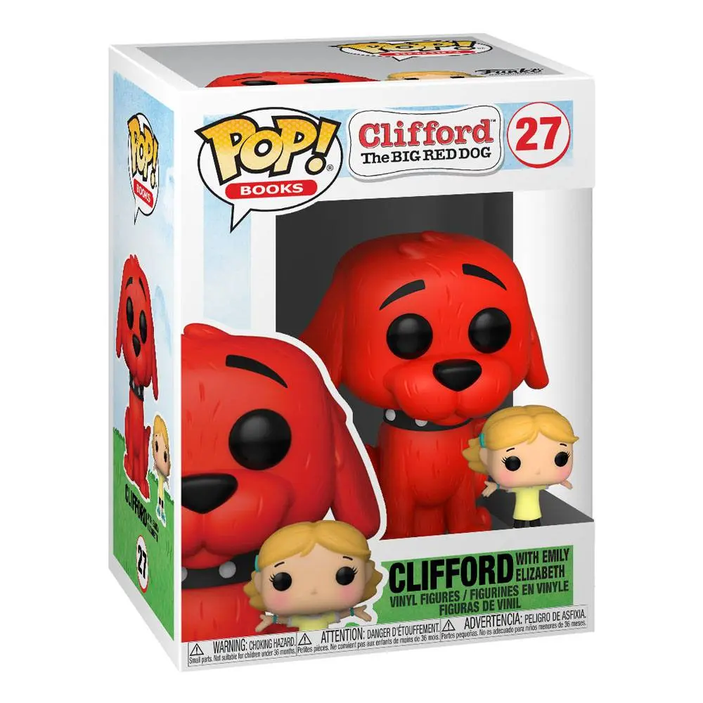 Clifford the Big Red Dog POP! &amp; Buddy Vinyl Clifford w/Emily figura 9 cm termékfotó
