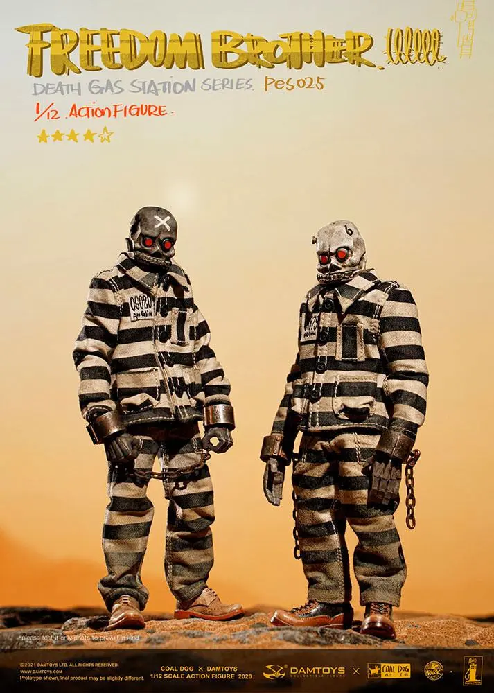 Coal Dog Death Gas Station Series 1/12 Freedom Brothers akciófigurák 15 cm termékfotó