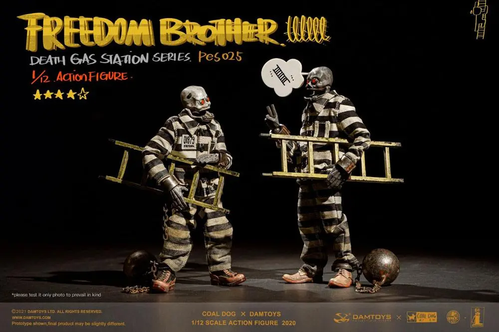 Coal Dog Death Gas Station Series 1/12 Freedom Brothers akciófigurák 15 cm termékfotó