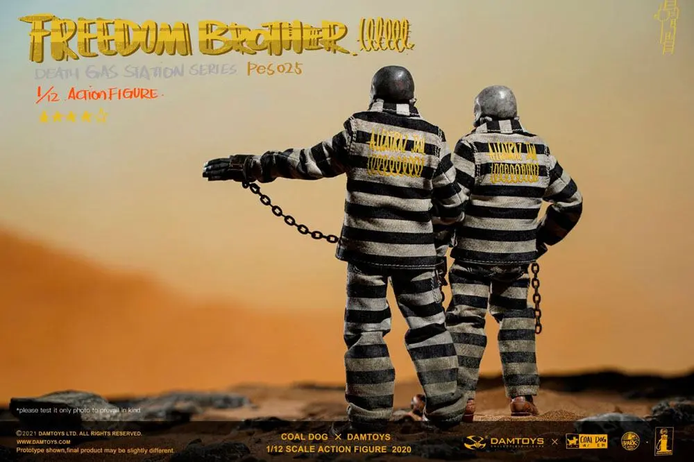 Coal Dog Death Gas Station Series 1/12 Freedom Brothers akciófigurák 15 cm termékfotó