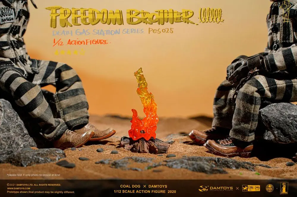 Coal Dog Death Gas Station Series 1/12 Freedom Brothers akciófigurák 15 cm termékfotó