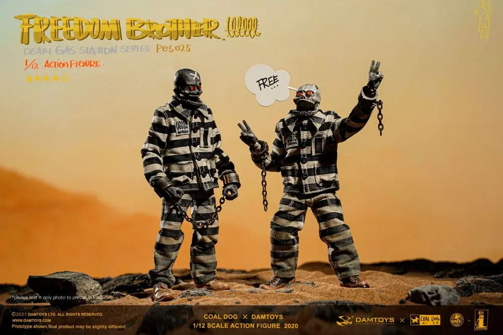 Coal Dog Death Gas Station Series 1/12 Freedom Brothers akciófigurák 15 cm termékfotó