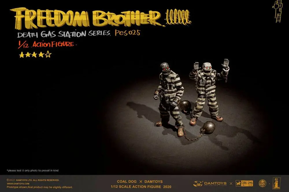 Coal Dog Death Gas Station Series 1/12 Freedom Brothers akciófigurák 15 cm termékfotó