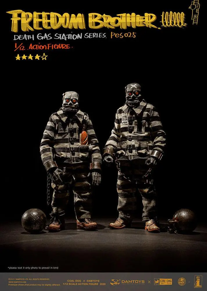 Coal Dog Death Gas Station Series 1/12 Freedom Brothers akciófigurák 15 cm termékfotó