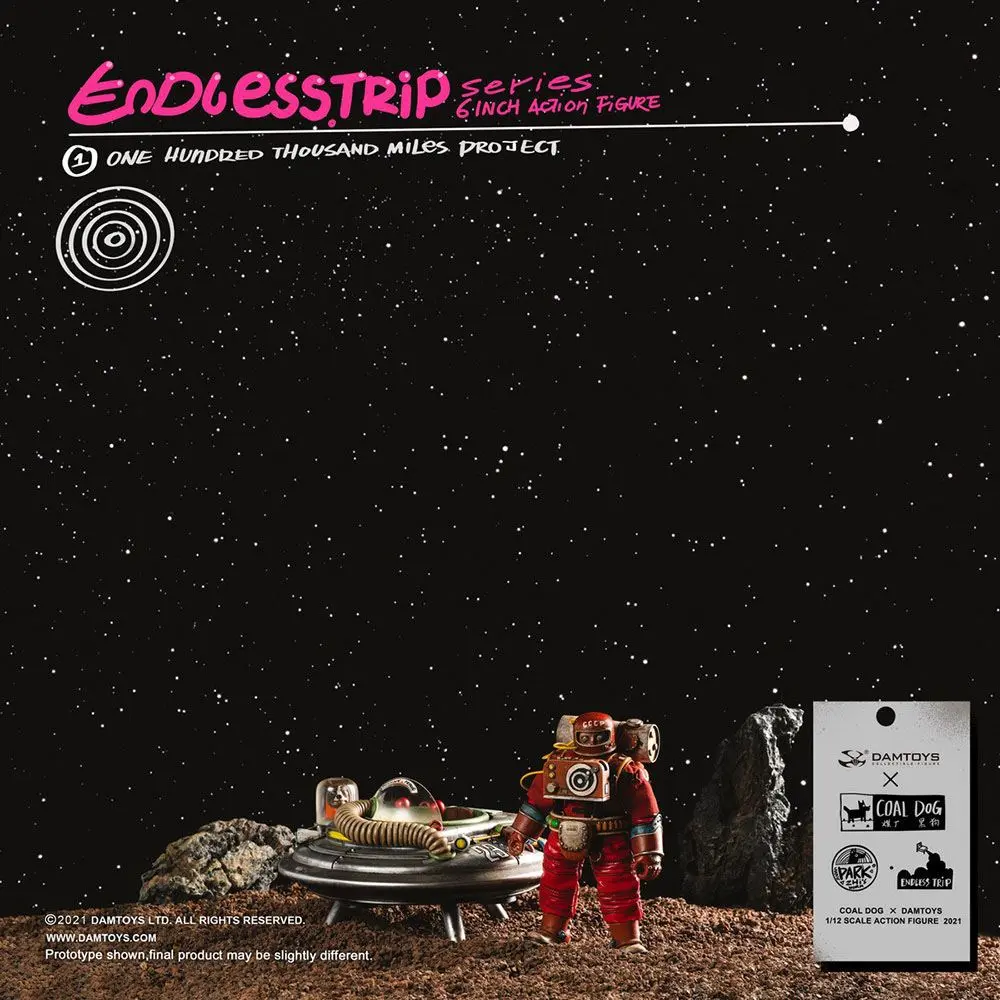 Coal Dog Endlesstrip Series One Hundred Thousand Miles Project akciófigura 15 cm termékfotó