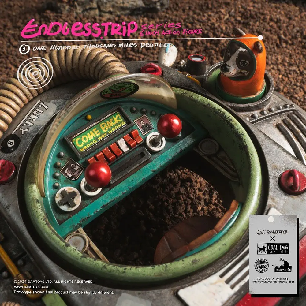 Coal Dog Endlesstrip Series One Hundred Thousand Miles Project akciófigura 15 cm termékfotó