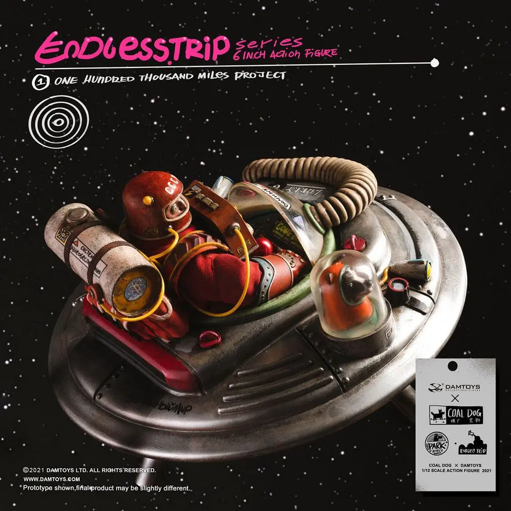 Coal Dog Endlesstrip Series One Hundred Thousand Miles Project akciófigura 15 cm termékfotó