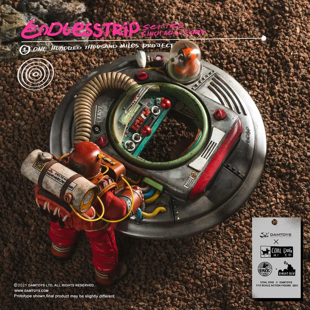 Coal Dog Endlesstrip Series One Hundred Thousand Miles Project akciófigura 15 cm termékfotó