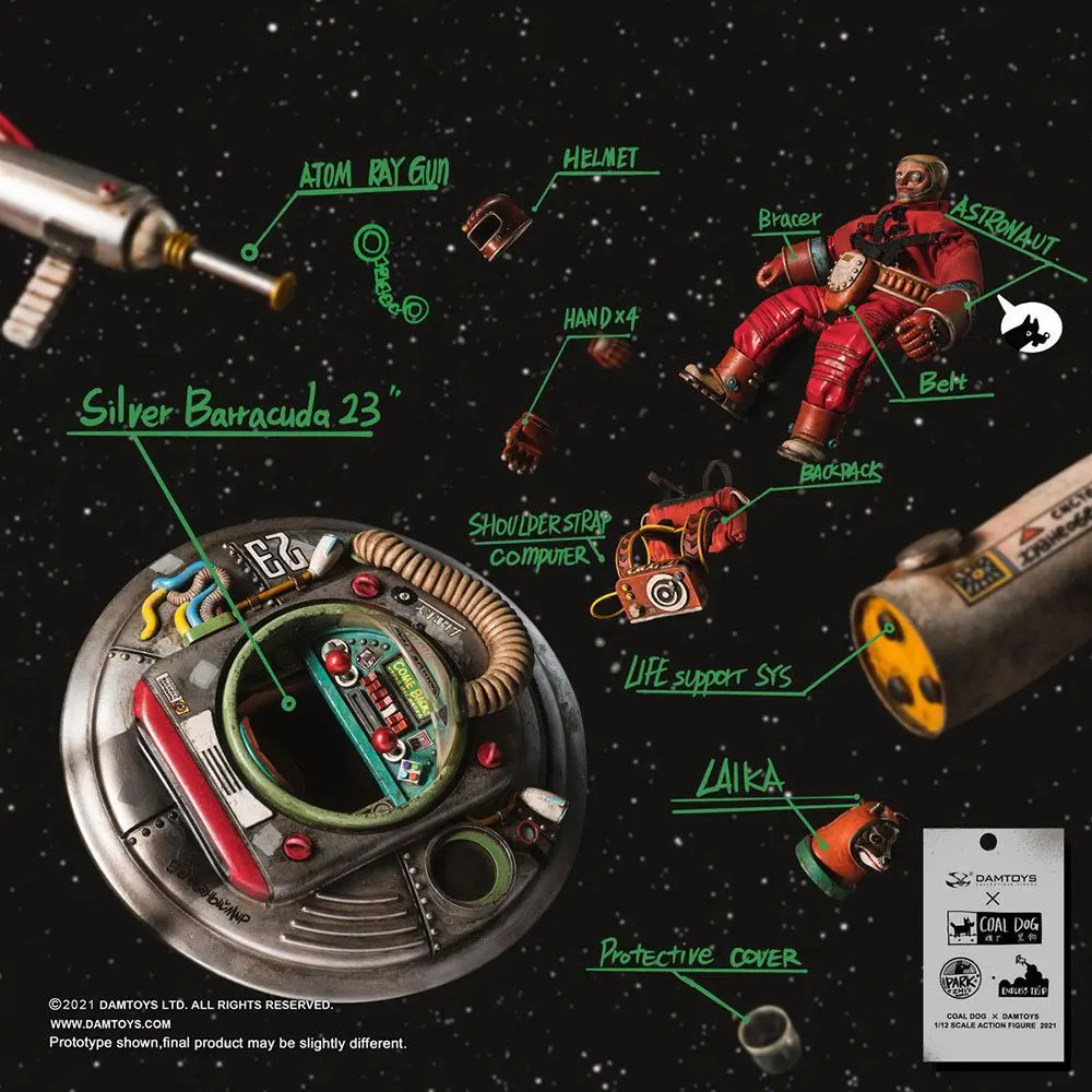 Coal Dog Endlesstrip Series One Hundred Thousand Miles Project akciófigura 15 cm termékfotó