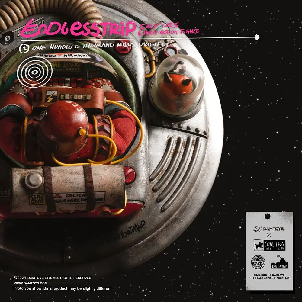 Coal Dog Endlesstrip Series One Hundred Thousand Miles Project akciófigura 15 cm termékfotó