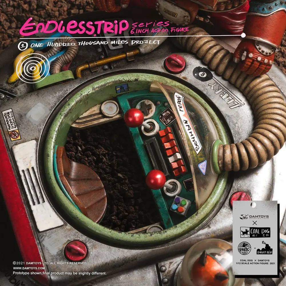 Coal Dog Endlesstrip Series One Hundred Thousand Miles Project akciófigura 15 cm termékfotó