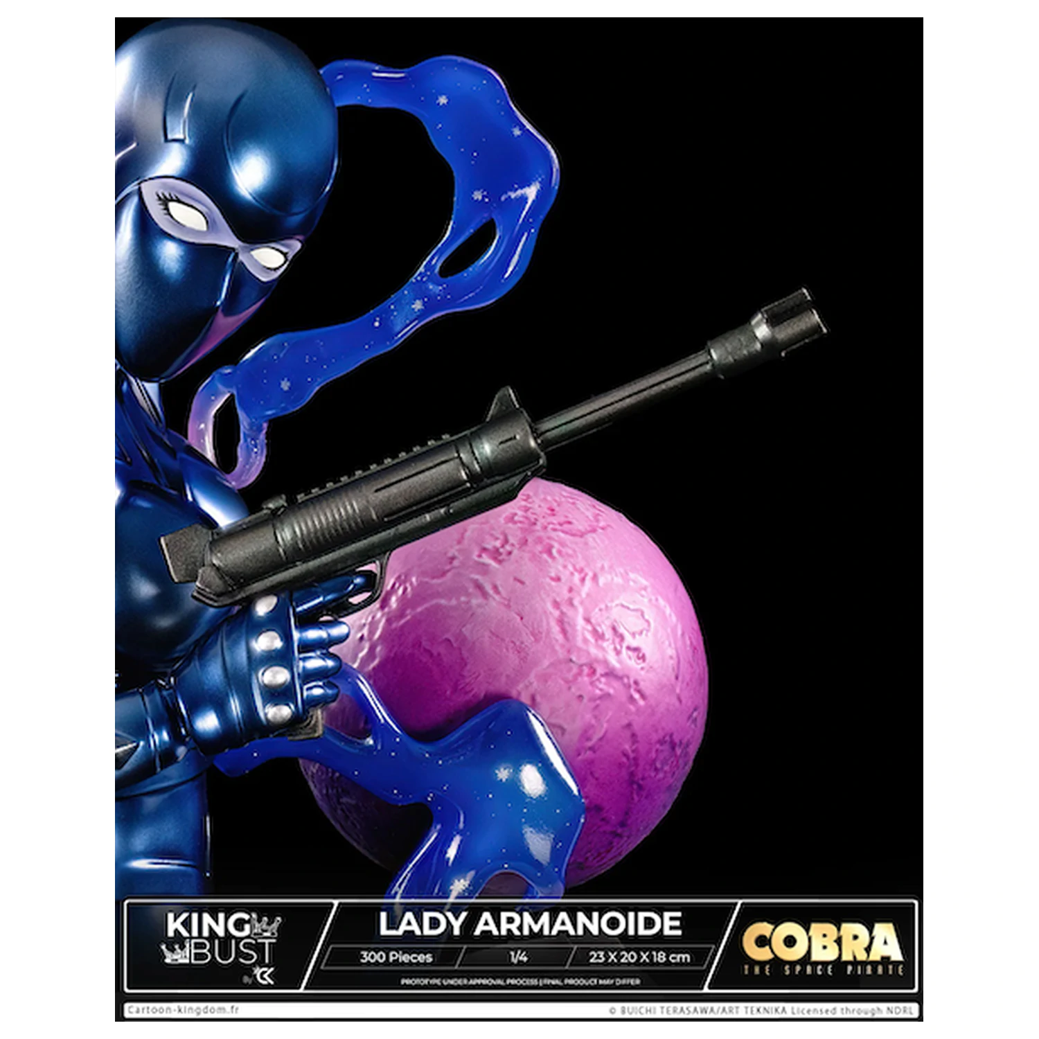 Cobra Lady Armanoide King mellszobor figura 1/4 23 cm termékfotó