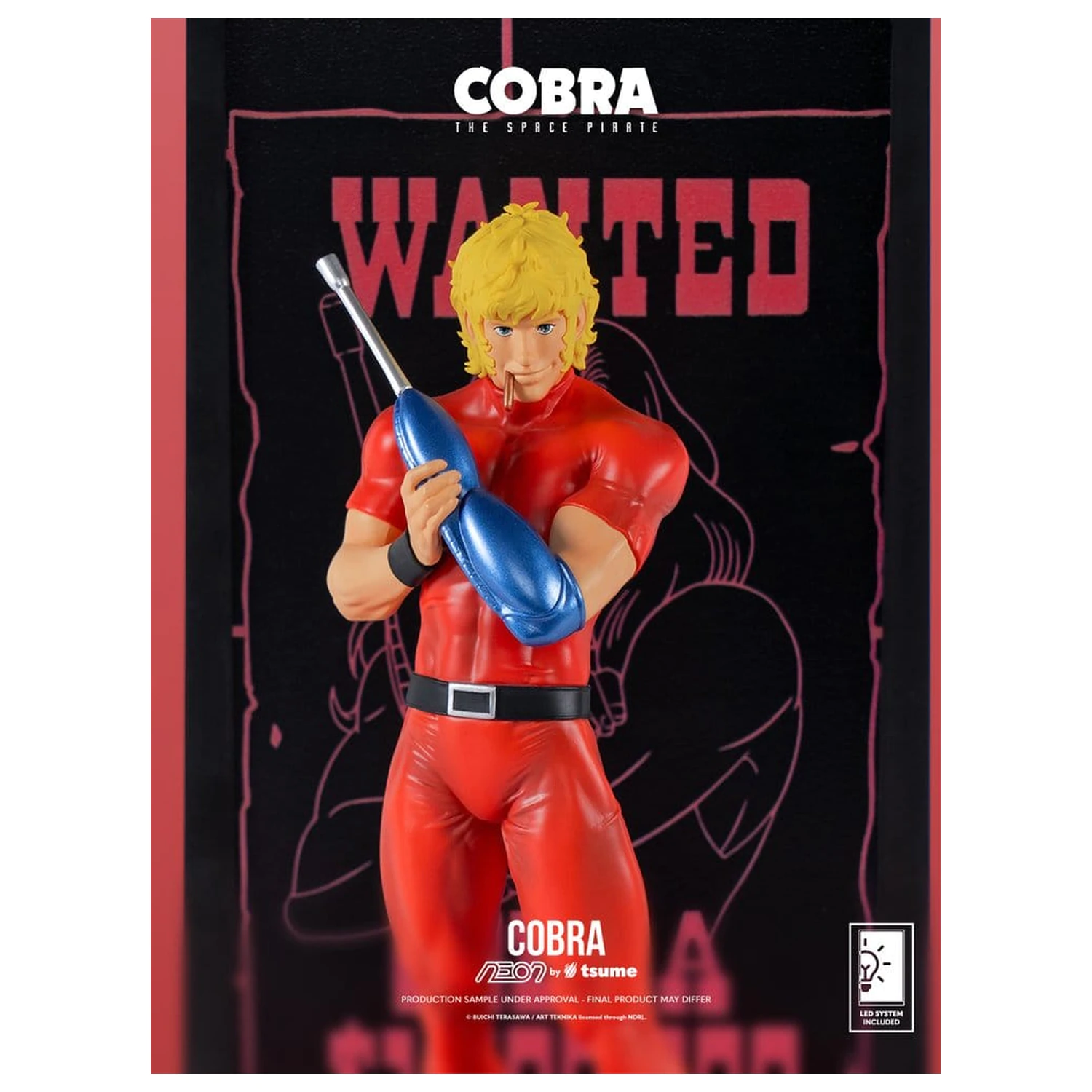 Cobra Neon figura 1/9 Cobra The Space Pirate 20 cm termékfotó