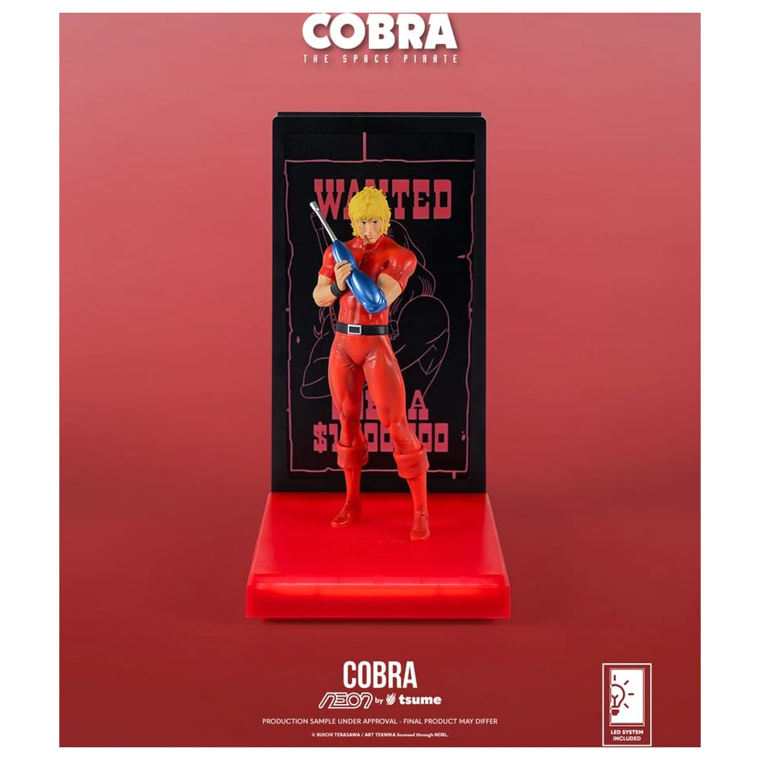 Cobra Neon figura 1/9 Cobra The Space Pirate 20 cm termékfotó