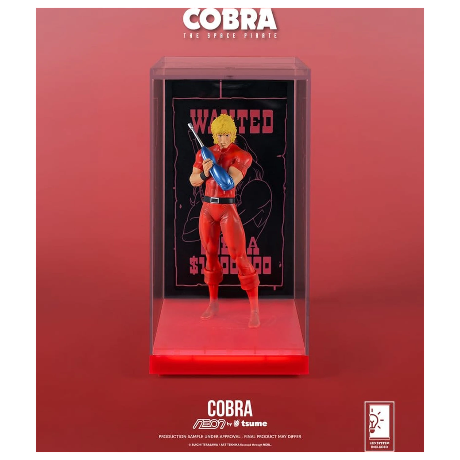 Cobra Neon figura 1/9 Cobra The Space Pirate 20 cm termékfotó