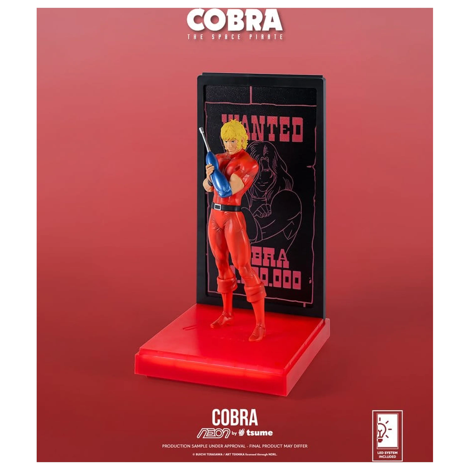 Cobra Neon figura 1/9 Cobra The Space Pirate 20 cm termékfotó