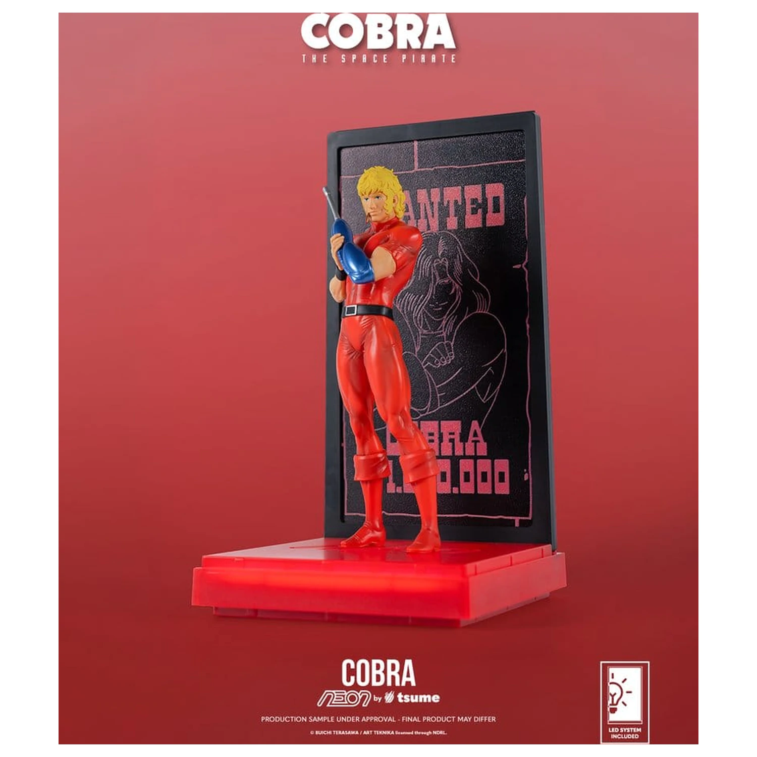 Cobra Neon figura 1/9 Cobra The Space Pirate 20 cm termékfotó