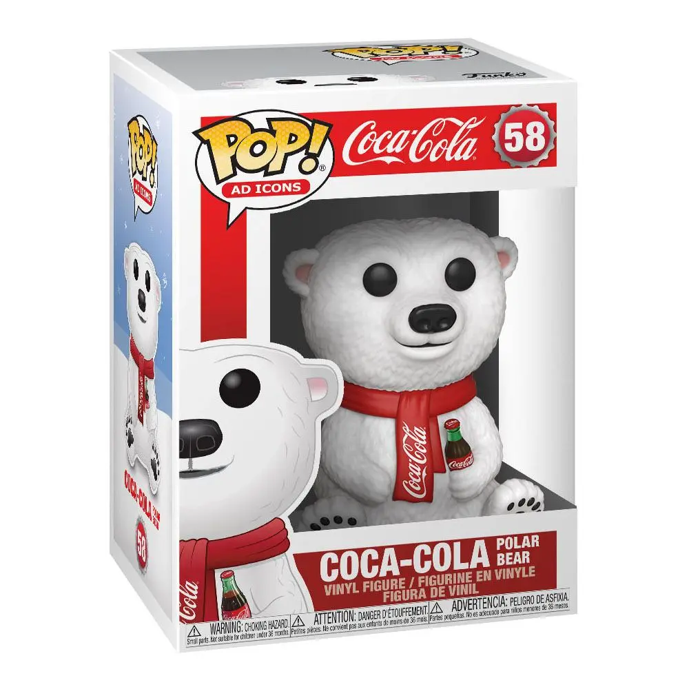 Coca-Cola POP! Ad Icons Vinyl figura Coca-Cola Polar Bear 9 cm termékfotó