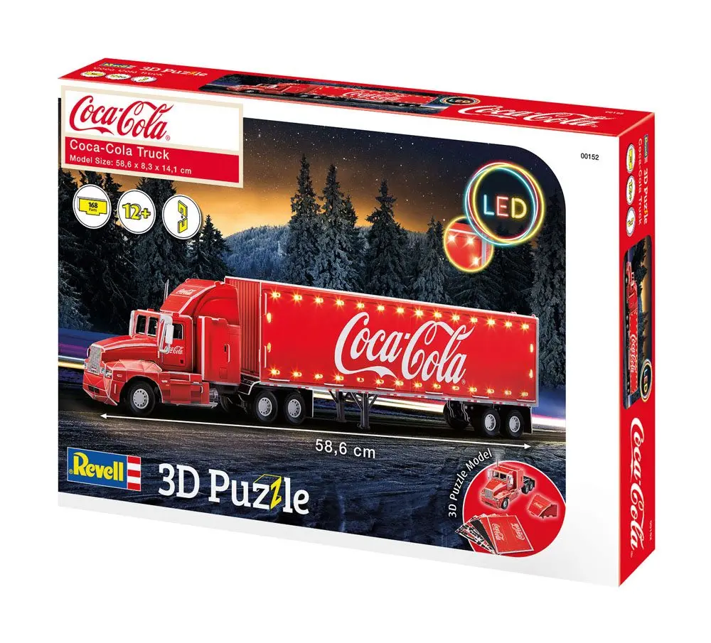 Coca-Cola Truck LED Edition 3D Puzzle termékfotó