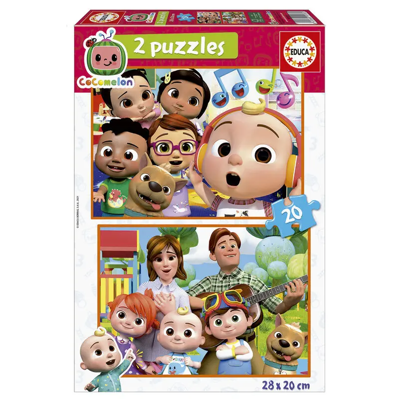Cocomelon puzzle 2x20db-os termékfotó