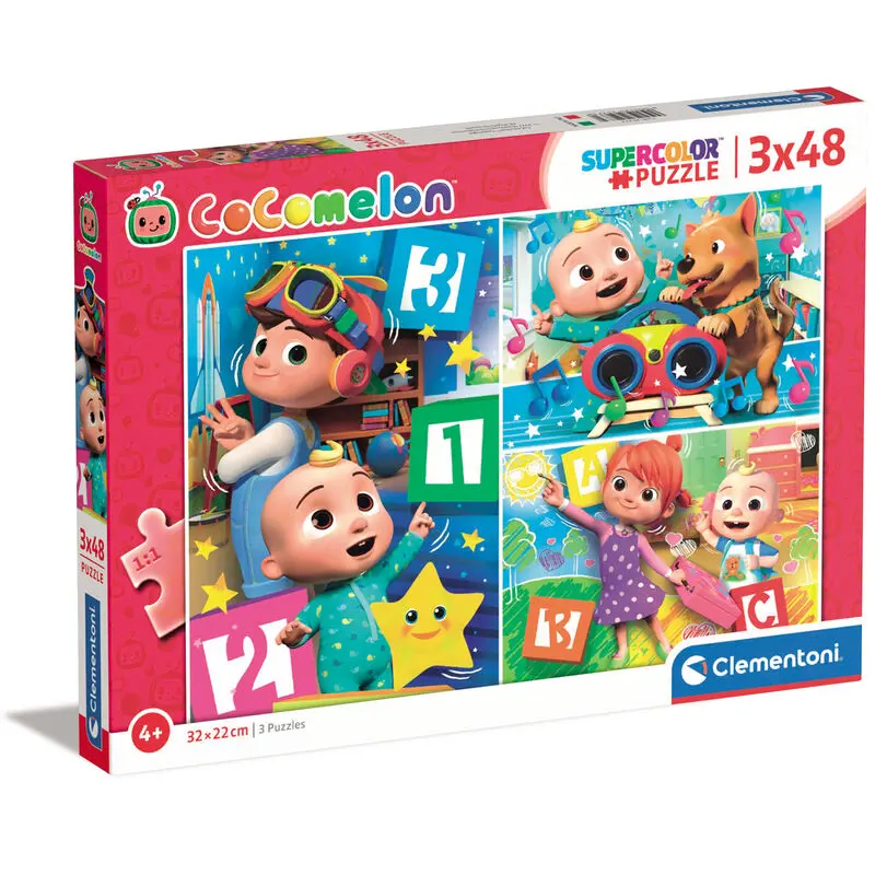 Cocomelon puzzle 3x48db-os termékfotó