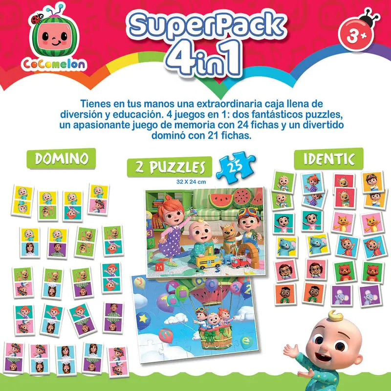Cocomelon Superpack 4 in 1 termékfotó