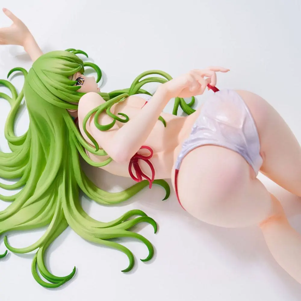 Code Geass Lelouch of the Rebellion C.C. Swimsuit Ver. PVC szobor figura 28 cm termékfotó