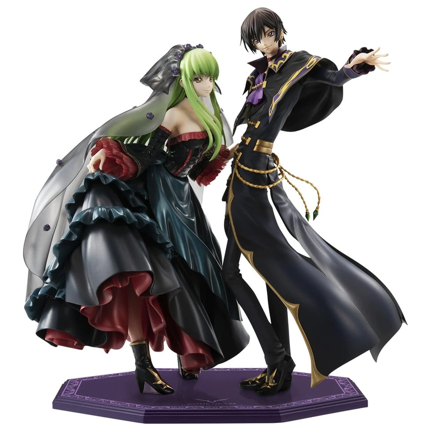 Code Geass: Lelouch of the Rebellion Precious G.E.M. Series L.L. & C.C. 20th Anniversary 2 db-os szobor figura csomag 25 cm termékfotó