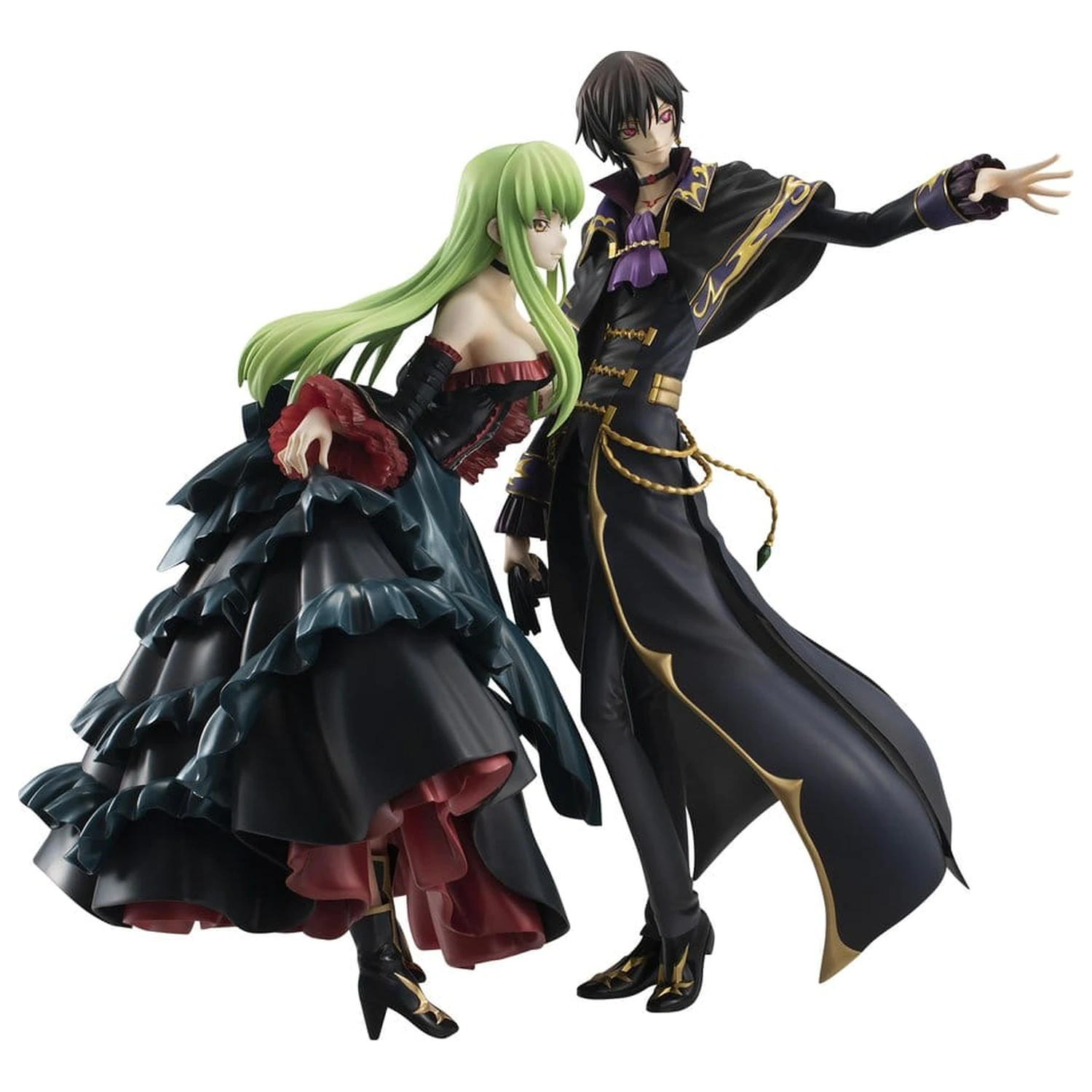 Code Geass: Lelouch of the Rebellion Precious G.E.M. Series L.L. & C.C. 20th Anniversary 2 db-os szobor figura csomag 25 cm termékfotó