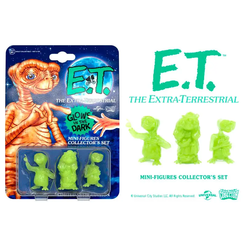 Collector Set Glowing Edition E.T. The Extra-Terrestrial 3db-os figura csomag termékfotó