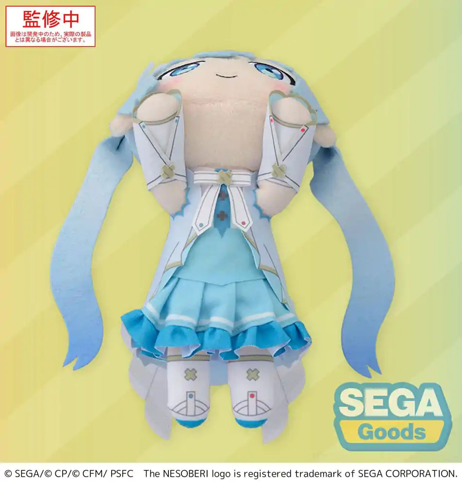 COLORFUL STAGE! The Movie: A Miku Who Can&#039;t Sing Nesoberi Lay-Down Hatsune Miku Unshuttered Sekai plüss figura 16 cm termékfotó