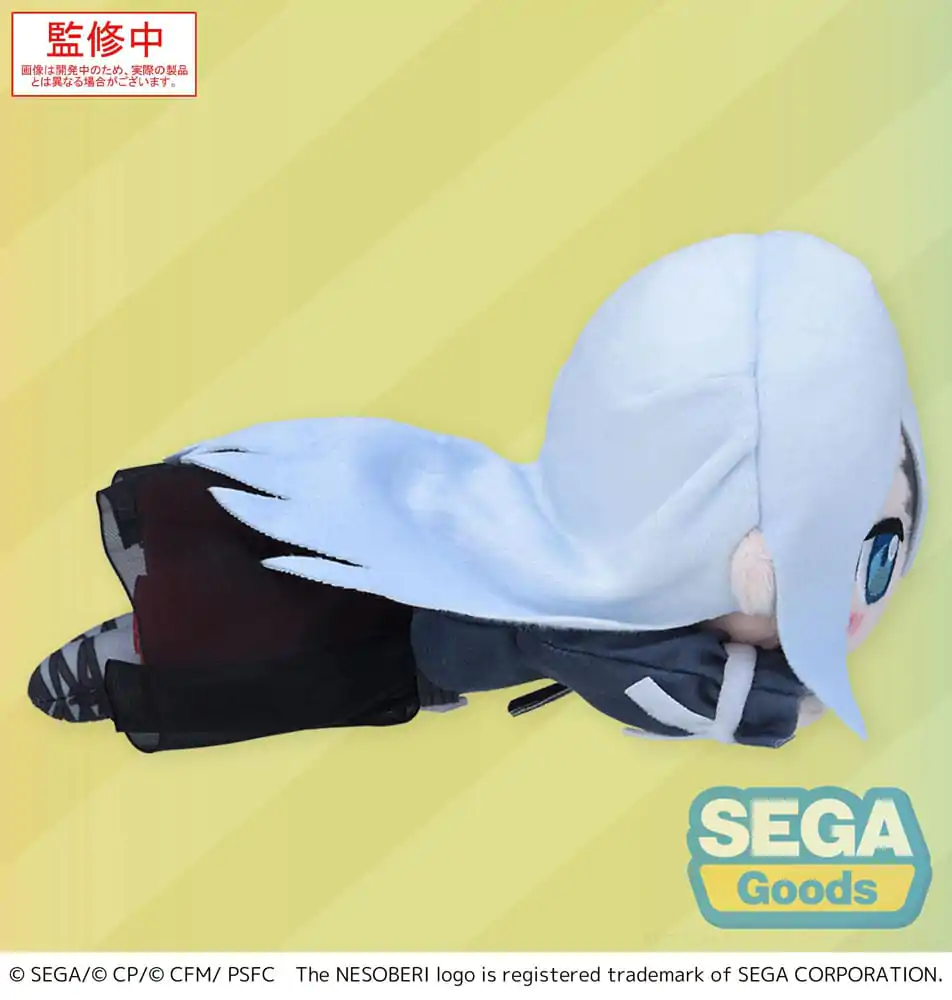 COLORFUL STAGE! The Movie: A Miku Who Can&#039;t Sing Nesoberi Lay-Down Yoisaki Kanade plüss figura 16 cm termékfotó