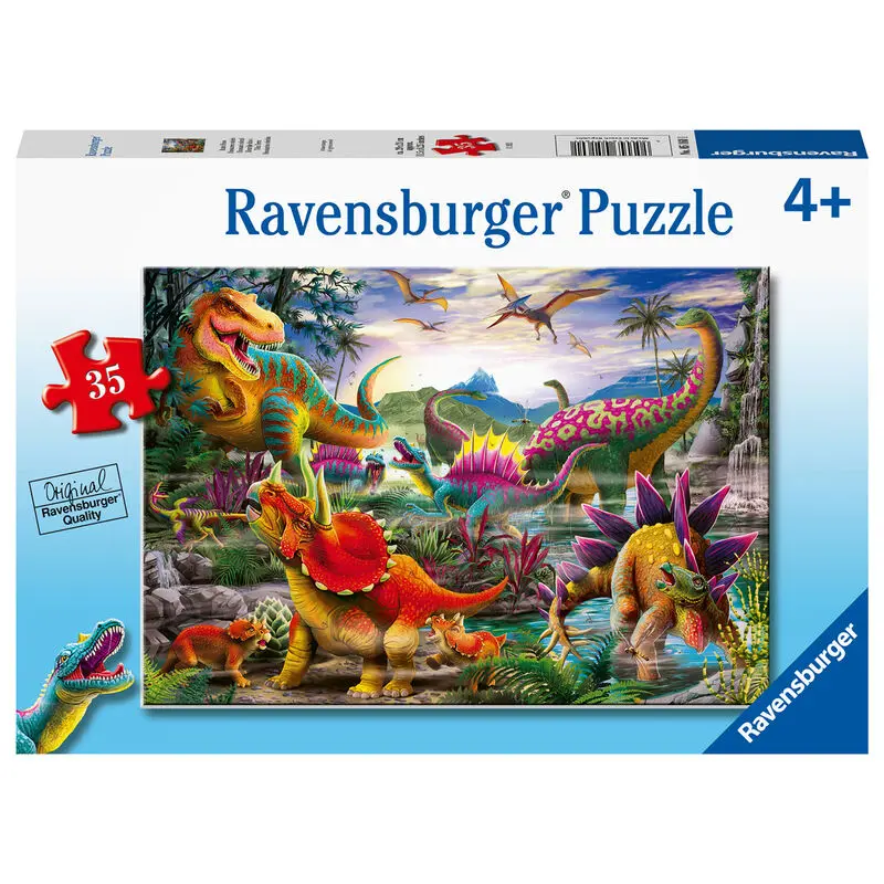 Colourful dinosaurs puzzle 35db-os termékfotó