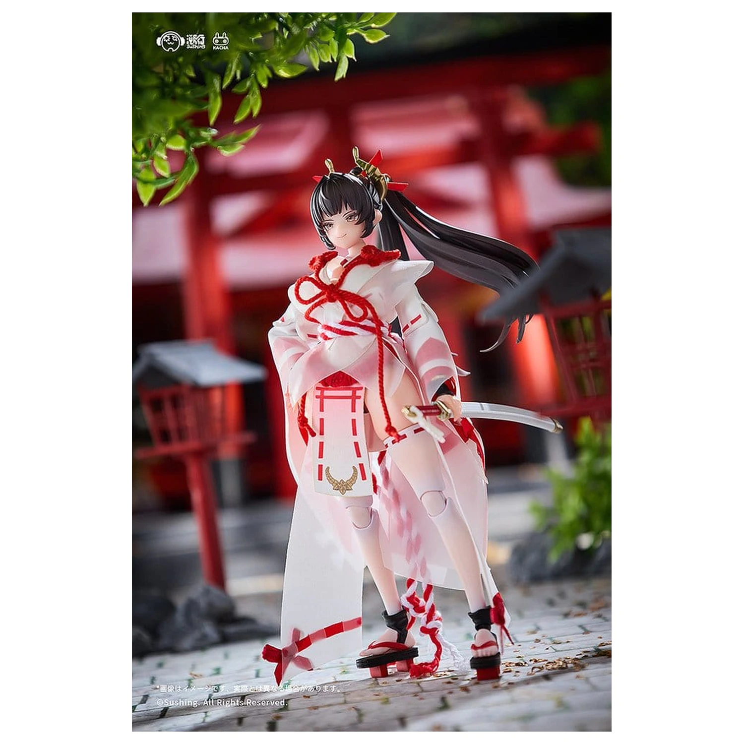 Combat Priestess 1/12 Sakura Uefuji akciófigura 15 cm   termékfotó