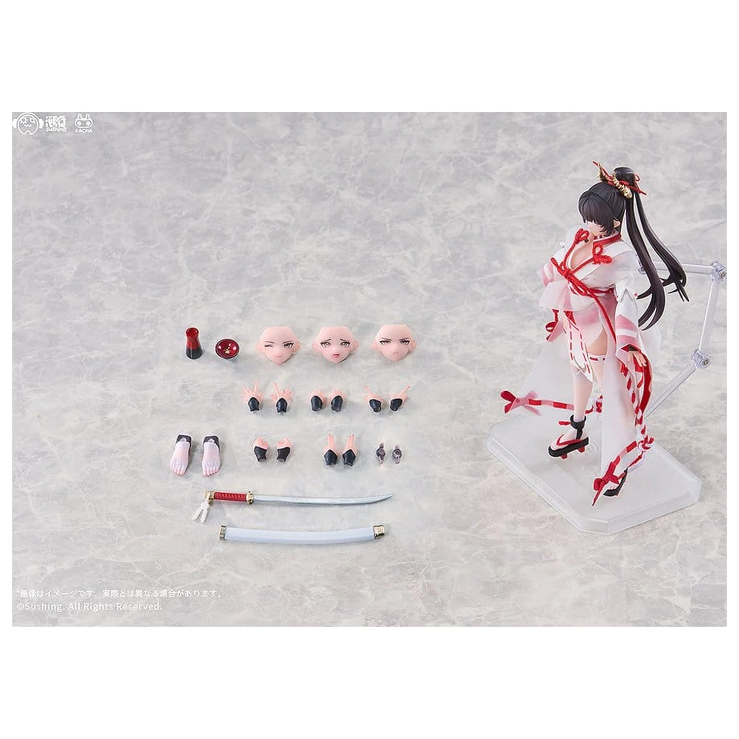 Combat Priestess 1/12 Sakura Uefuji akciófigura 15 cm   termékfotó