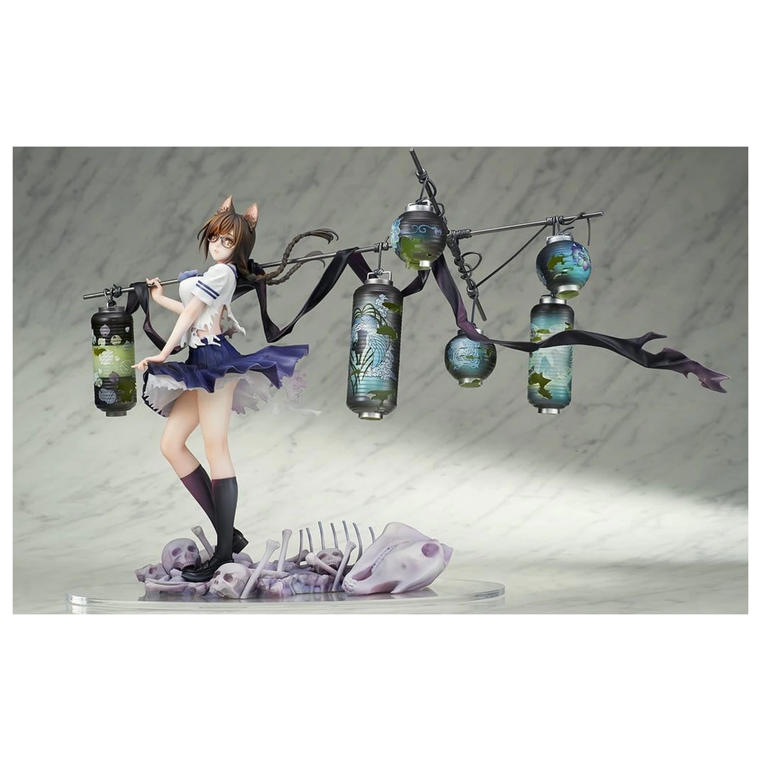 Comics Bakemonogatari 1/7 Tsubasa Hanekawa PVC figura 26 cm termékfotó