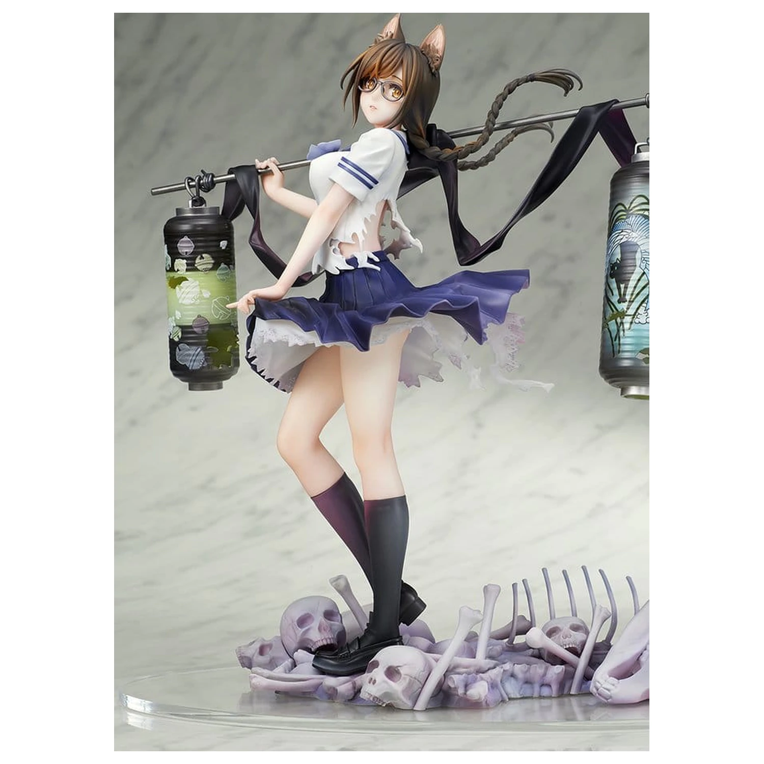 Comics Bakemonogatari 1/7 Tsubasa Hanekawa PVC figura 26 cm termékfotó