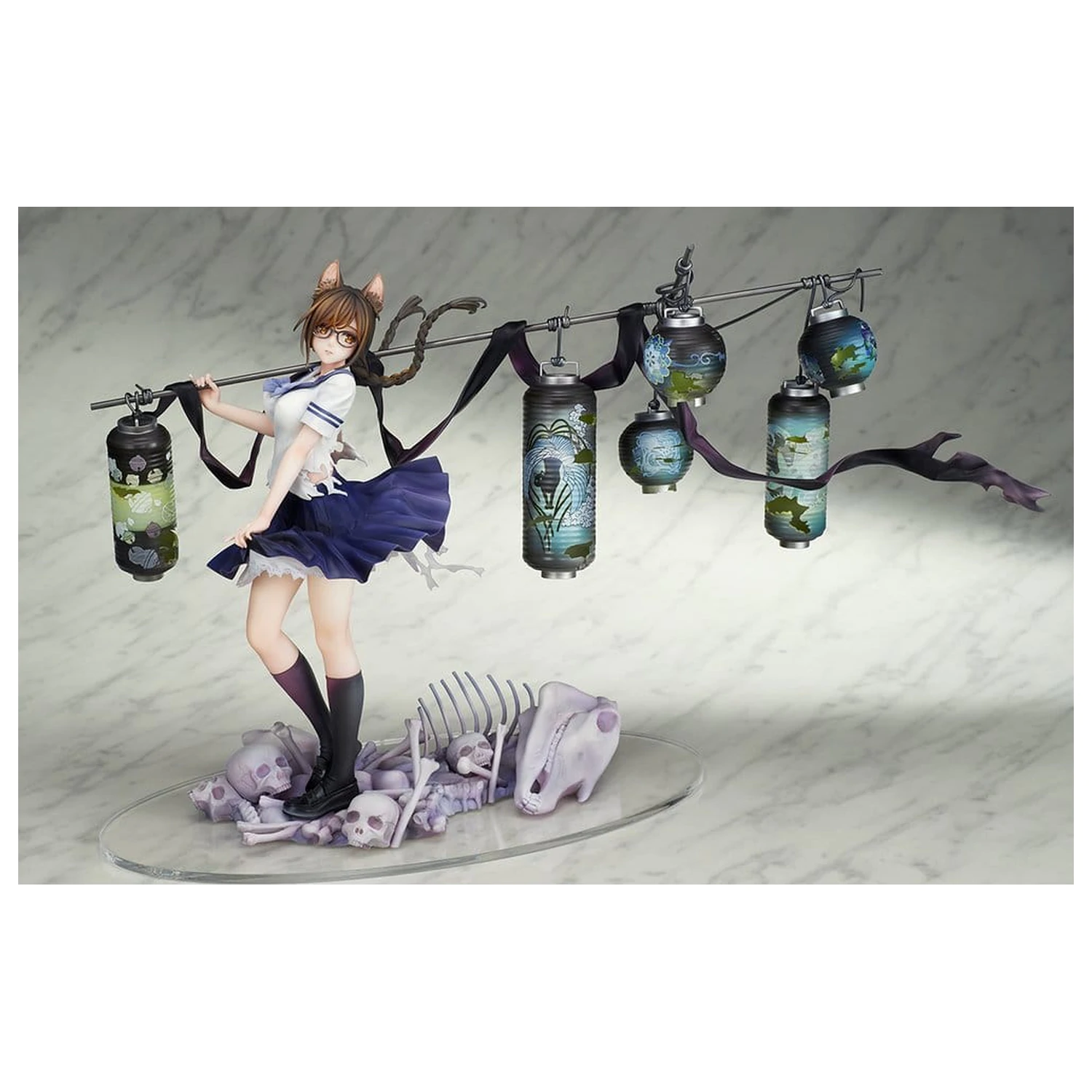 Comics Bakemonogatari 1/7 Tsubasa Hanekawa PVC figura 26 cm termékfotó