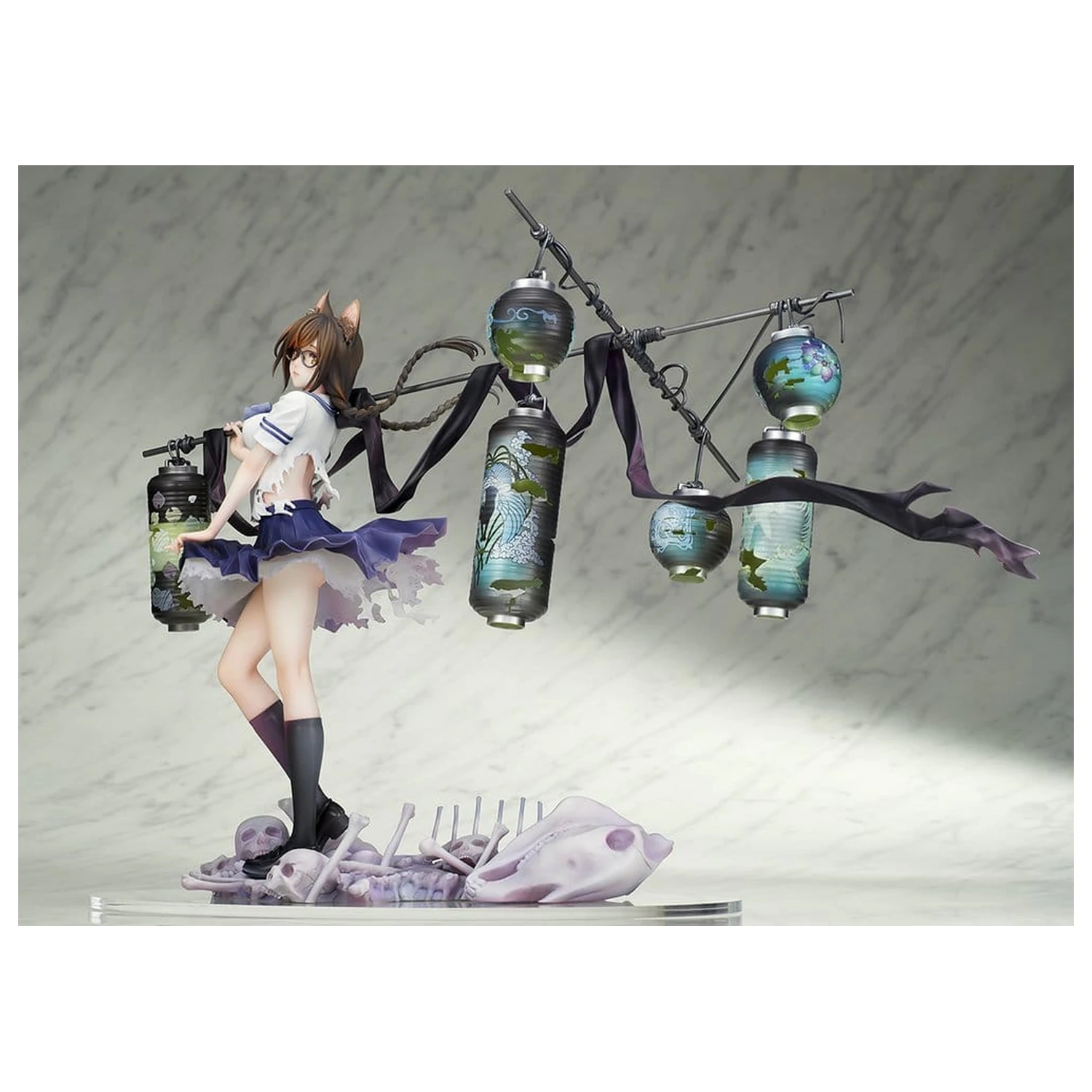 Comics Bakemonogatari 1/7 Tsubasa Hanekawa PVC figura 26 cm termékfotó