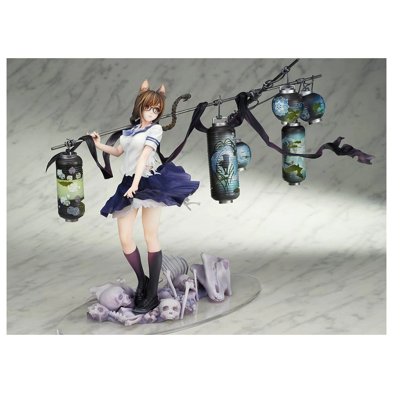 Comics Bakemonogatari 1/7 Tsubasa Hanekawa PVC figura 26 cm termékfotó