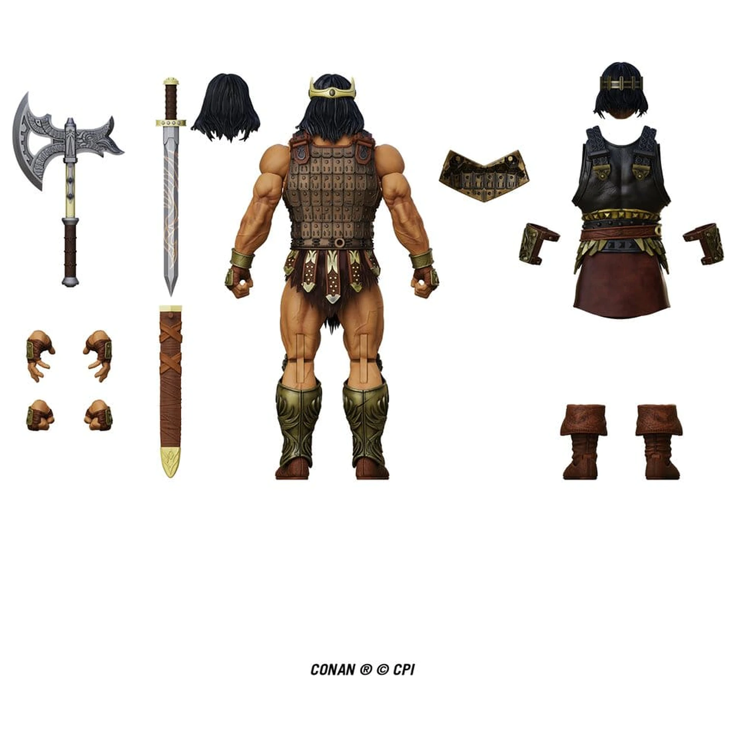 Conan Epic H.A.C.K.S. akciófigura 1/12 King Conan: Ruler of Aquilonia termékfotó