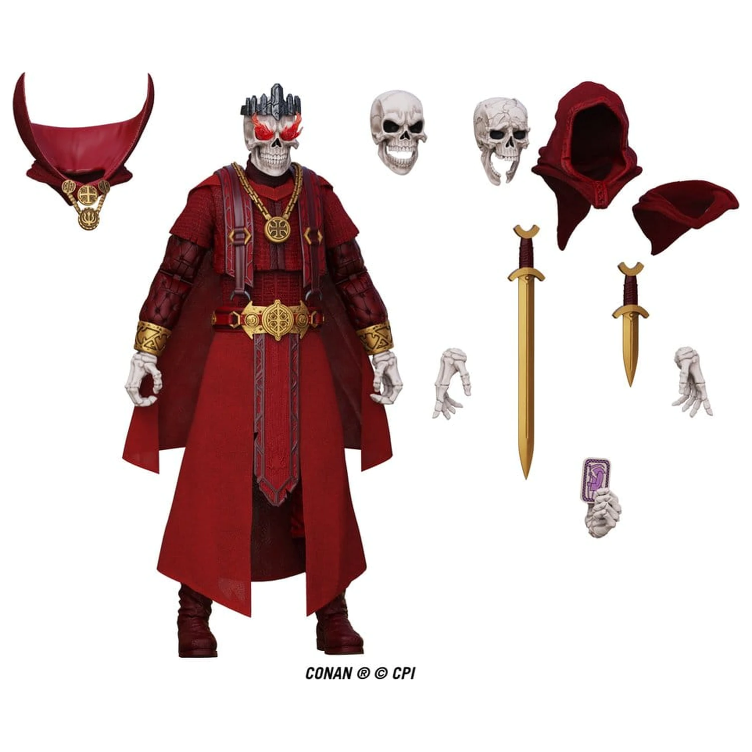 Conan Epic H.A.C.K.S. akciófigura 1/12 Thulsa Doom: Undead Sorcerer termékfotó