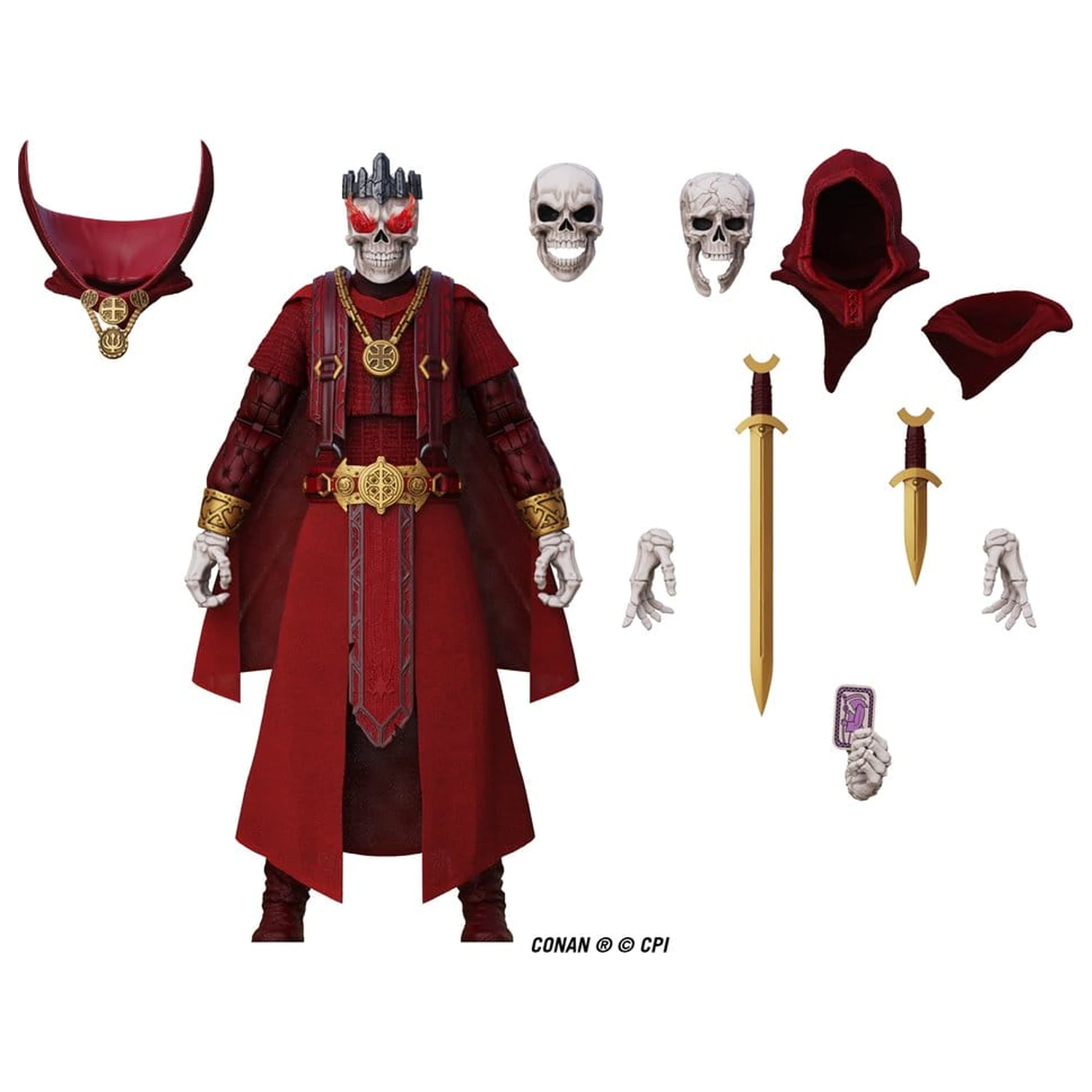 Conan Epic H.A.C.K.S. akciófigura 1/12 Thulsa Doom: Undead Sorcerer termékfotó